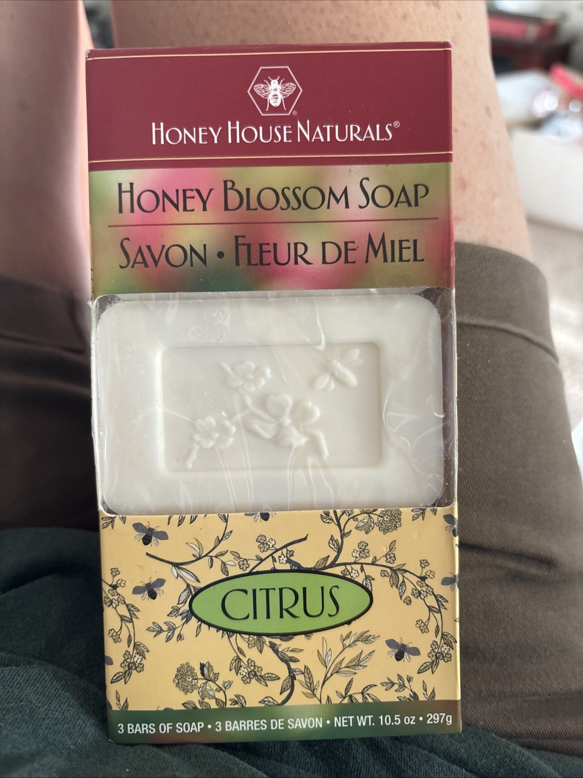 Honey House Honey Blossom Soap 3.5 Oz. Set of 3 – Citrus