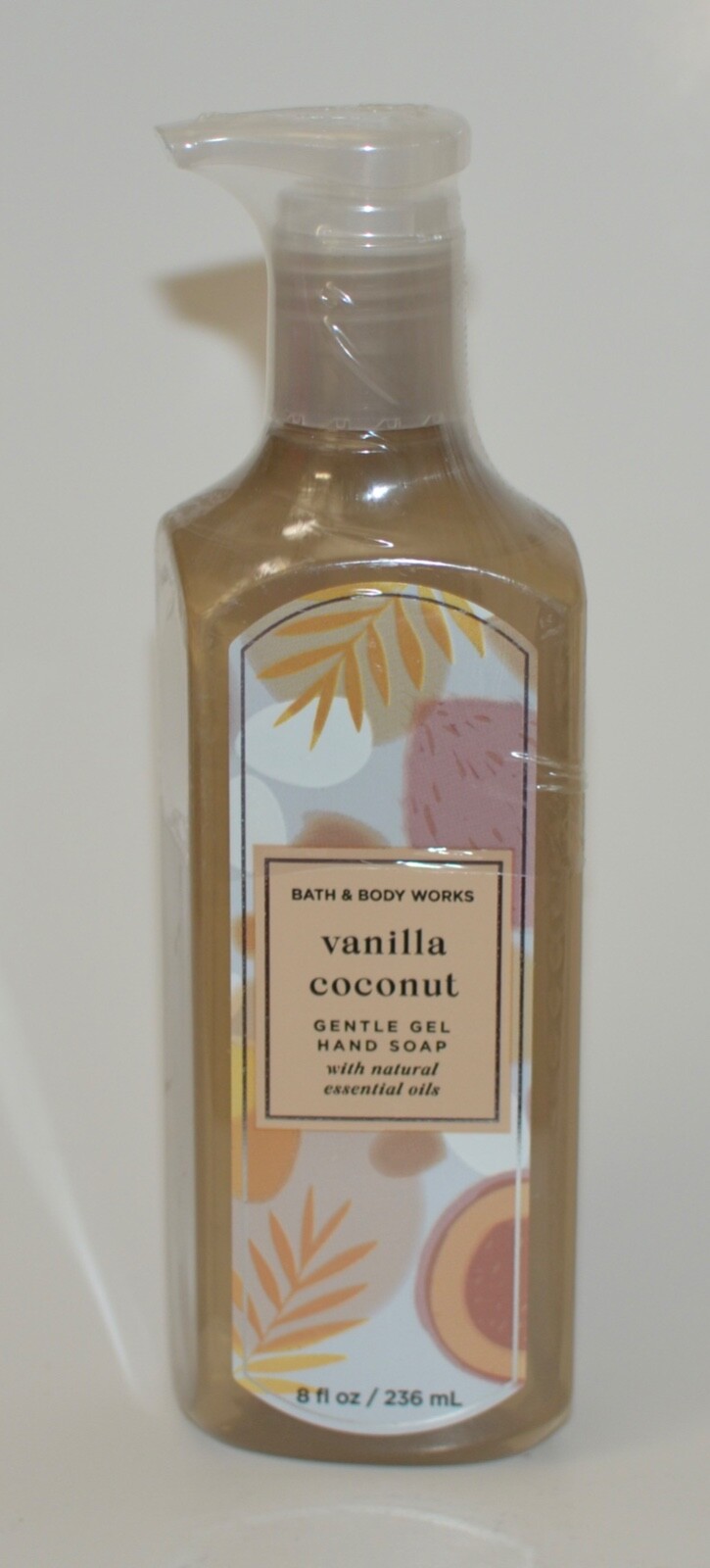 1 NEW BATH & BODY WORKS VANILLA COCONUT GENTLE GEL HAND SOAP WASH ESSENTIAL OILS