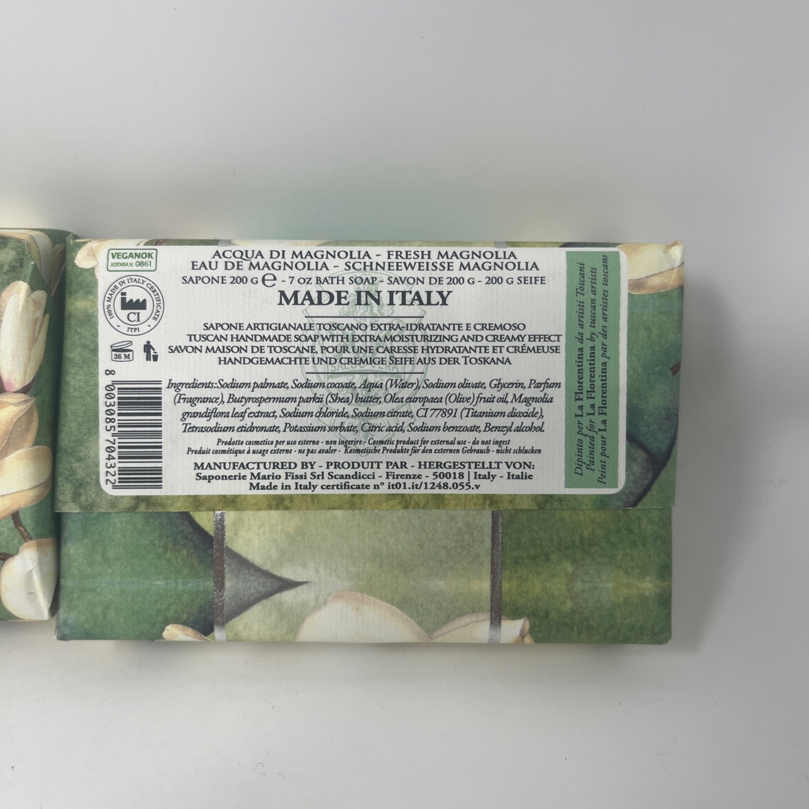 La Florentina Magnolia Set of 2 Bars Soap 200g