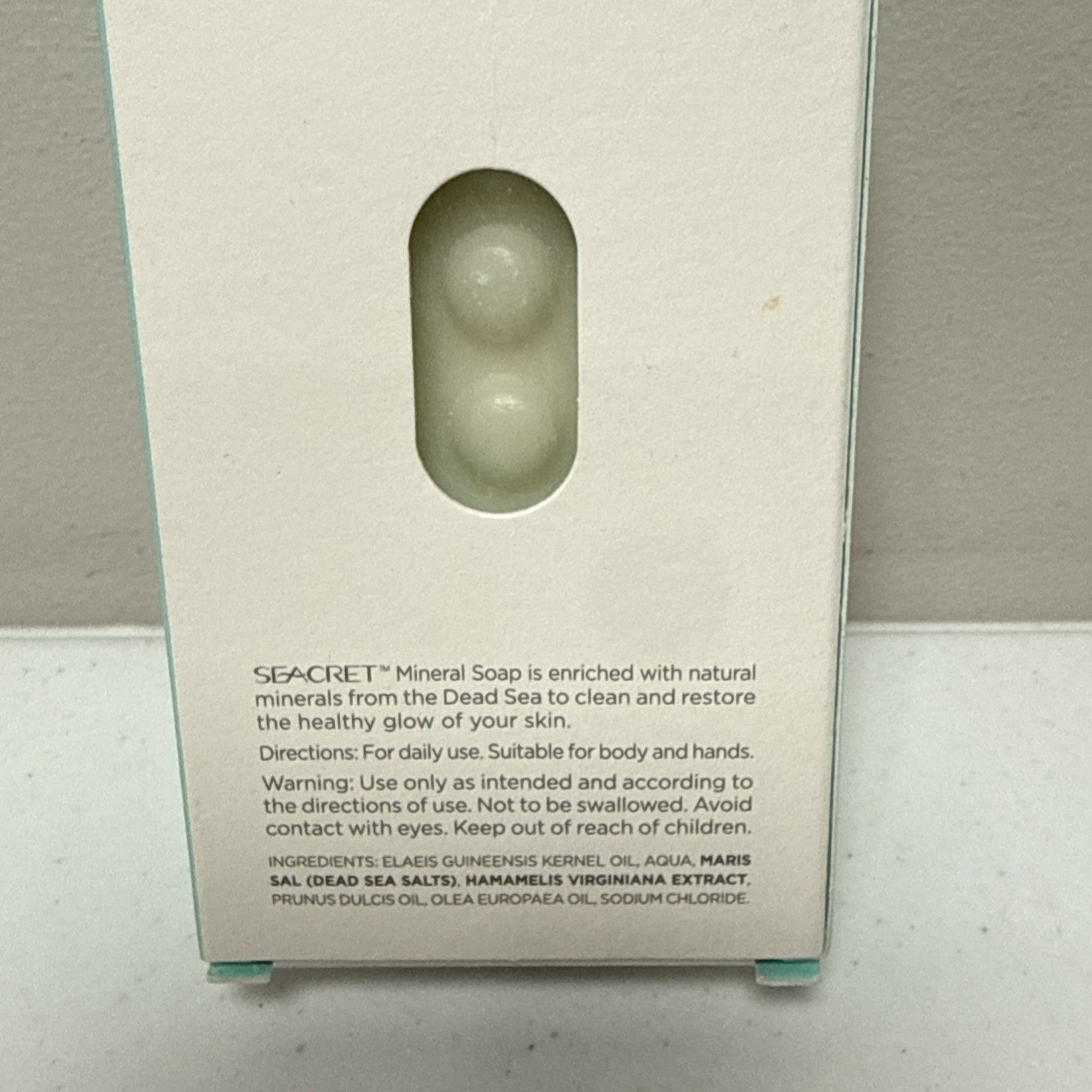 SEACRET Minerals From The Dead Sea Mineral Massage Soap 4.4oz/125g Bar