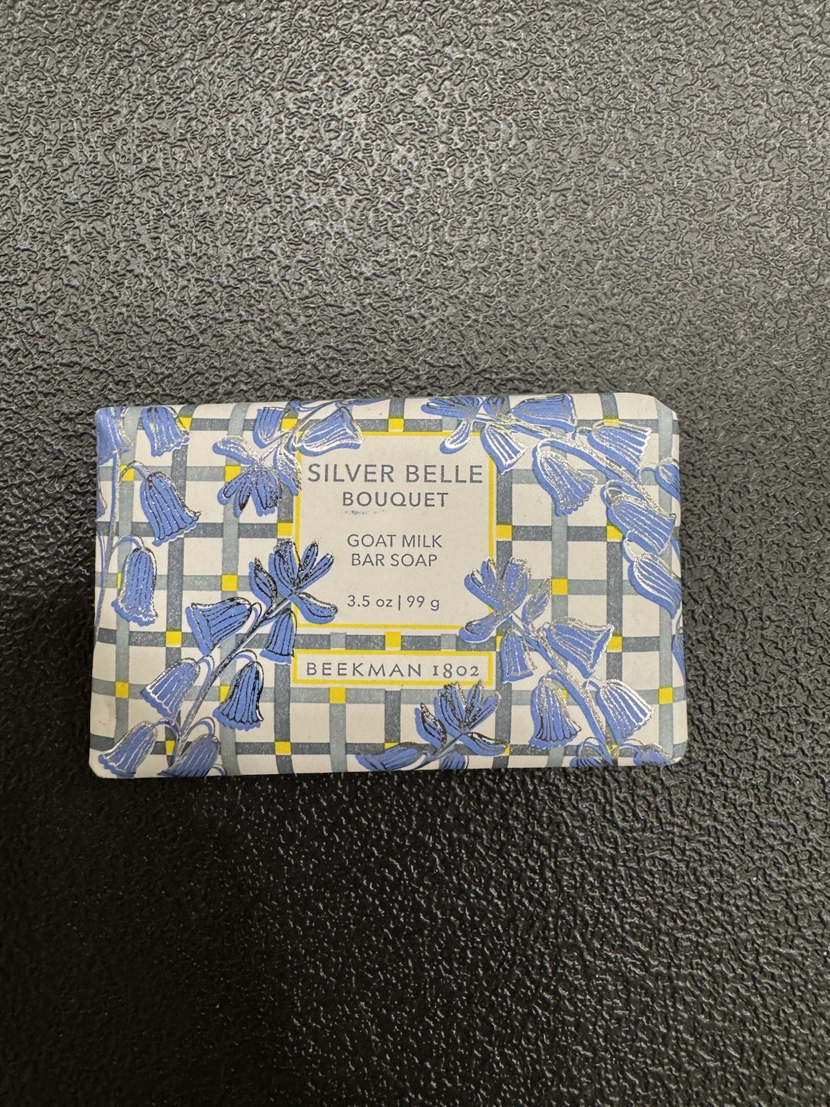 Beekman 1802 SILVER BELLE BOUQUET Goat Milk Bar Soap 3.5 oz Palm Size NEW