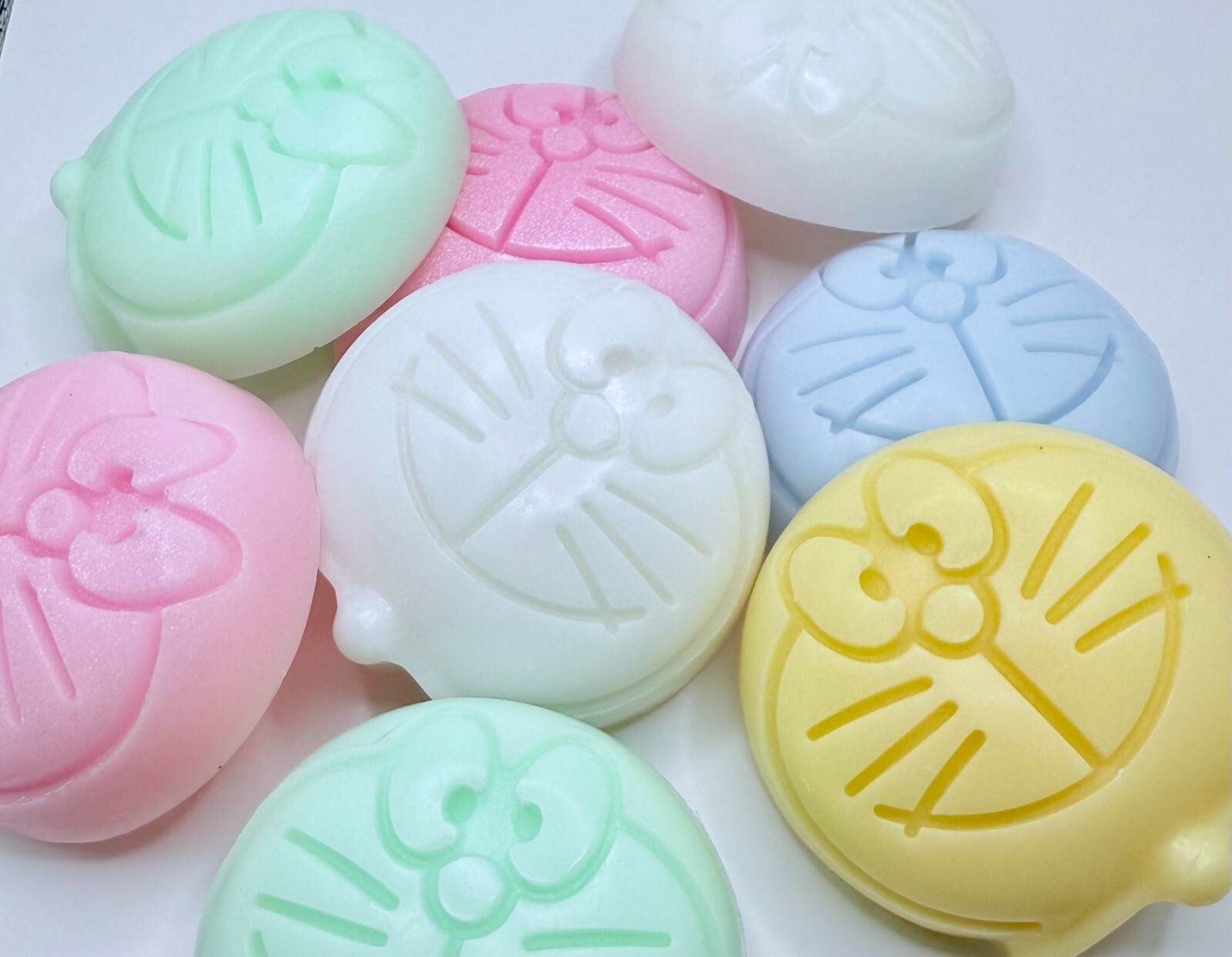 Set of 3 | Handmade Goat Milk Soap – Cute & Moisturizing | Doraemon