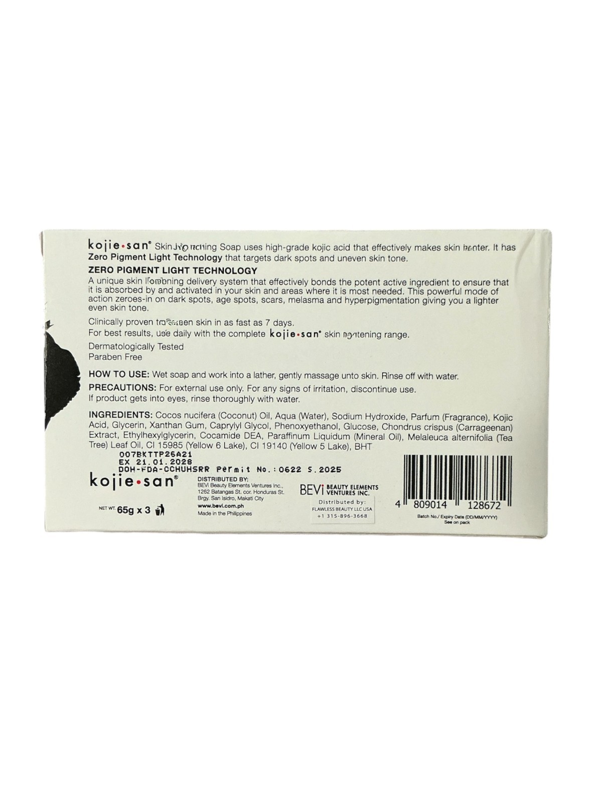 Kojie-San Classic Soap – 3 Pack (65g each)