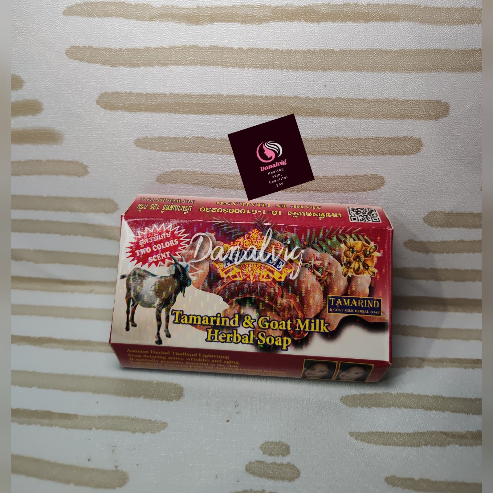 Asantee Tamarind Goat Milk Honey Herbal Lightenin Soap Thailand 125g 🇱🇷