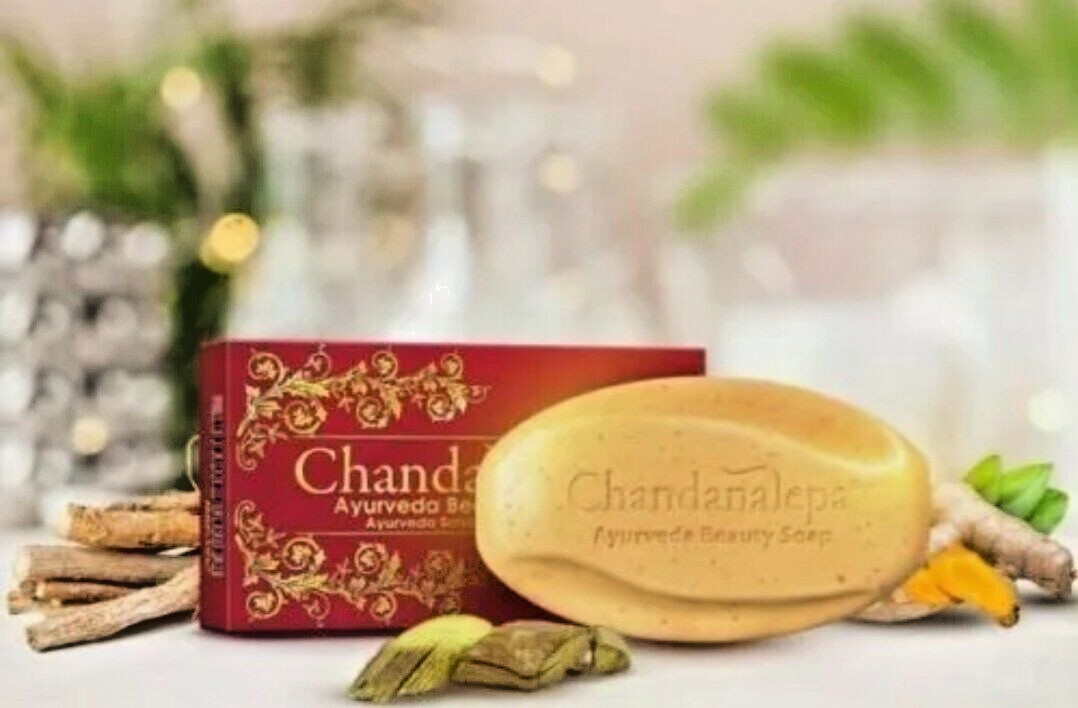 Chandanalepa Beauty Body New Ayurvedic Herbal Soap 75g buy 4get 1 free Sri Lanka