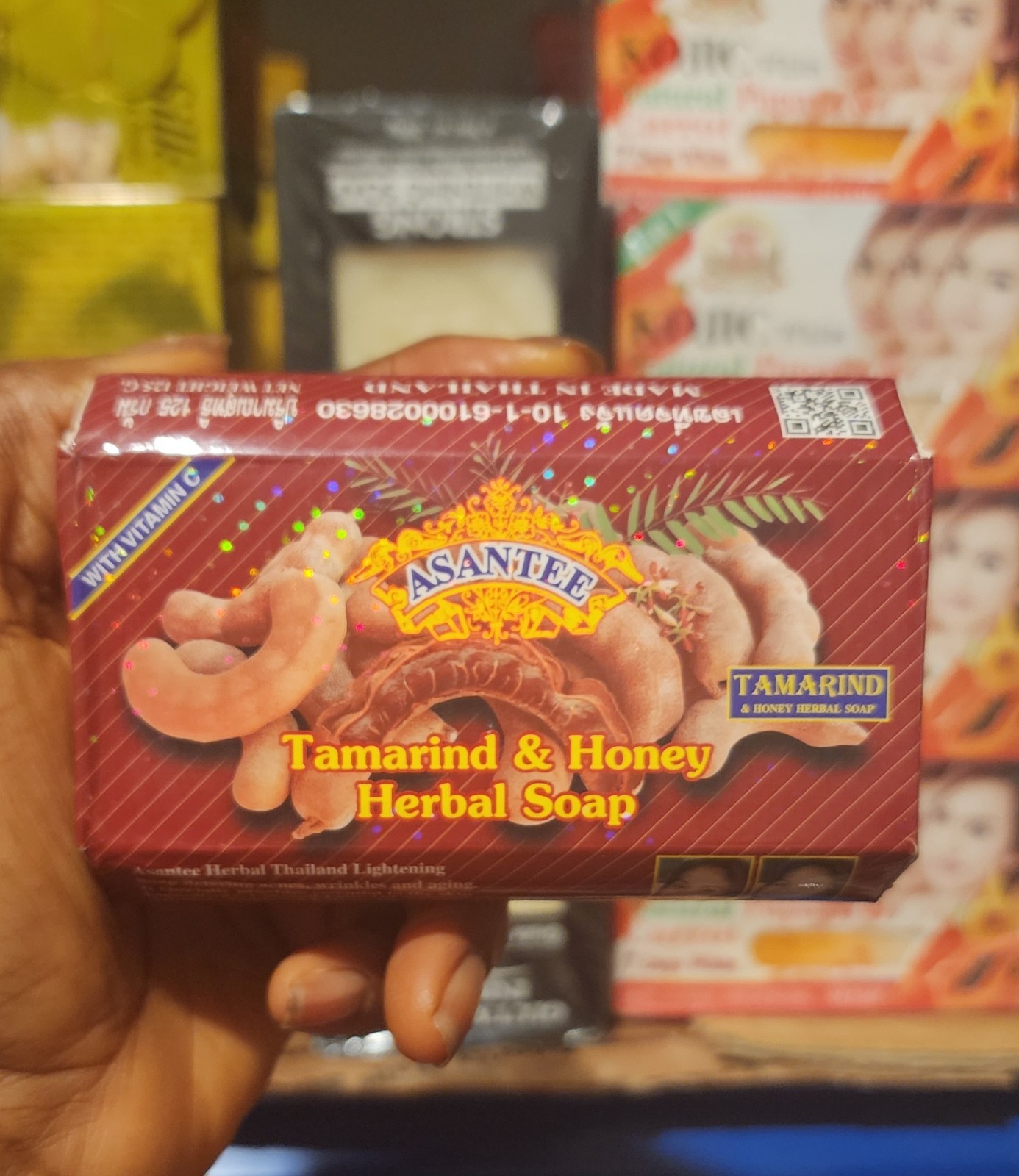 3x Asante Tamarind Honey Soap Bar Soft Skin Face Body Herbal 125g