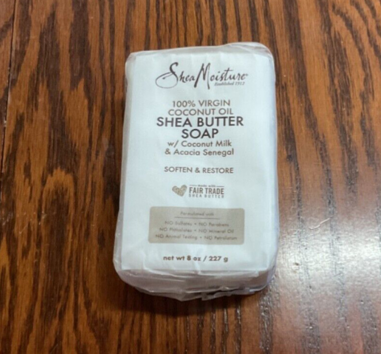 Shea Moisture 100% Virgin Coconut Oil W/ Coconut Milk & Acacia Senegal Bar Soap