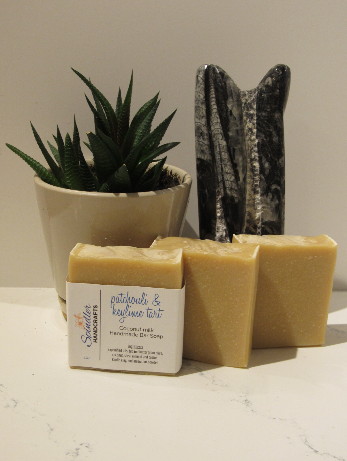 PATCHOULI & KEY LIME TART – Moisturizing Handmade – Homemade Bar Soap, wt. 4oz