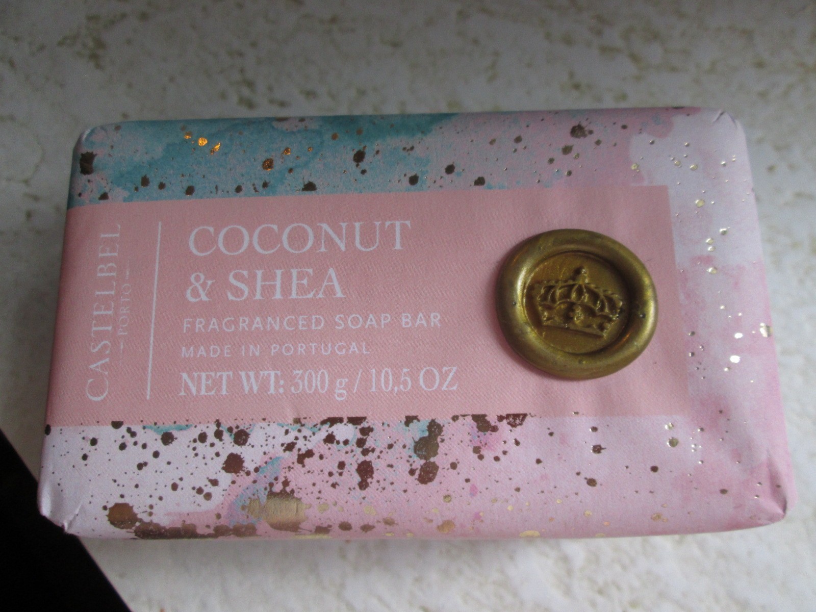 COCONUT & SHEA CASTEBEL SOAP BATH SHOWER BAR FRAGRANCE LUXURY PORTUGAL 10 OZ BAR