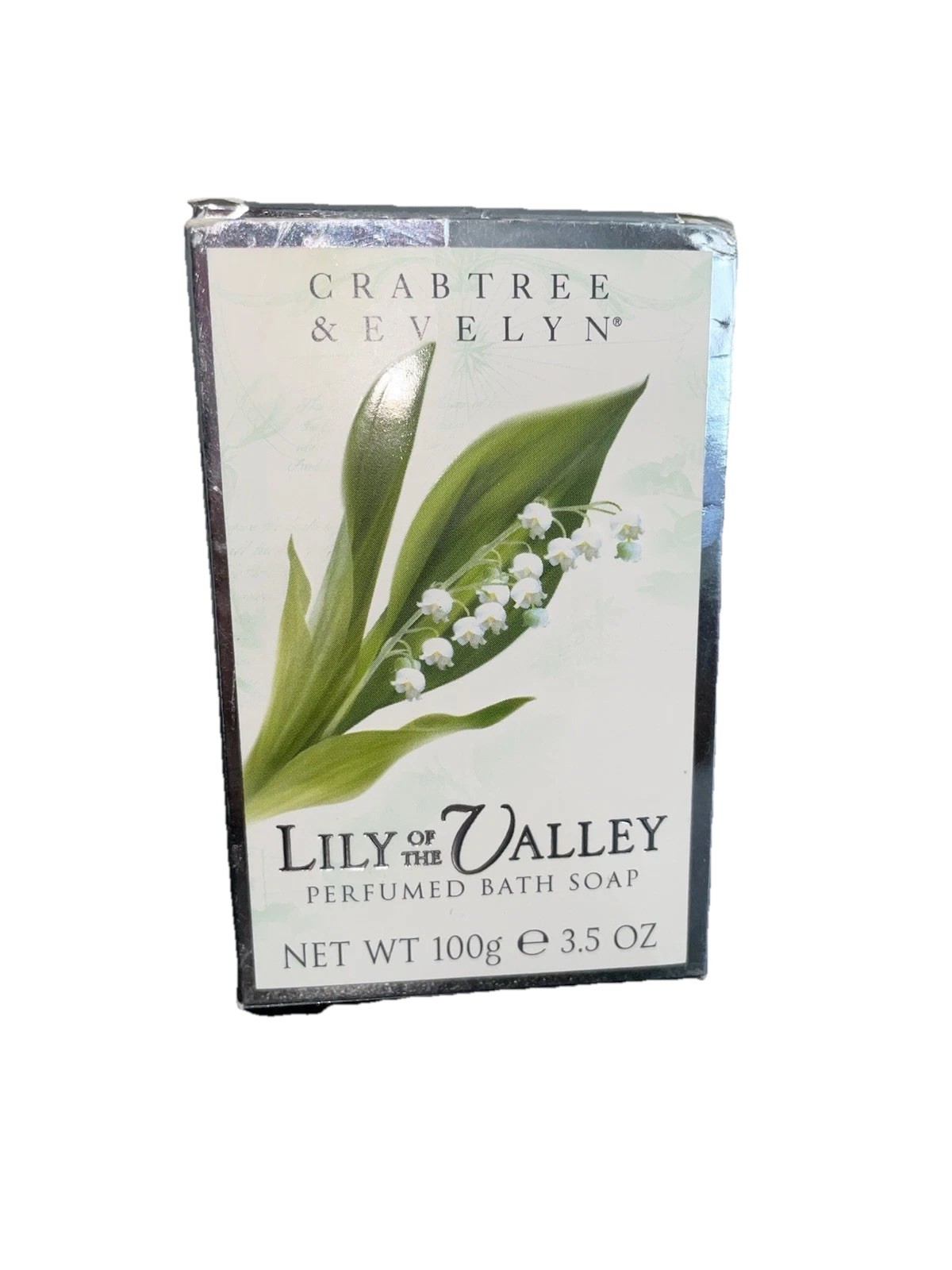 Lily Of The Valley Muguet Perfumed Bath Bar Soap Crabtree Evelyn Vintage 3.5 oz