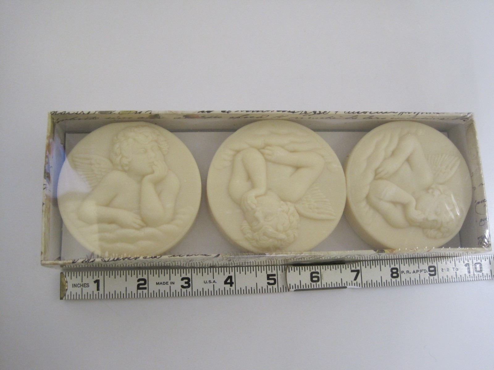 Saponificio Artigianale Fiorentino Angel Cherub Soaps Italy Handmade New in Box