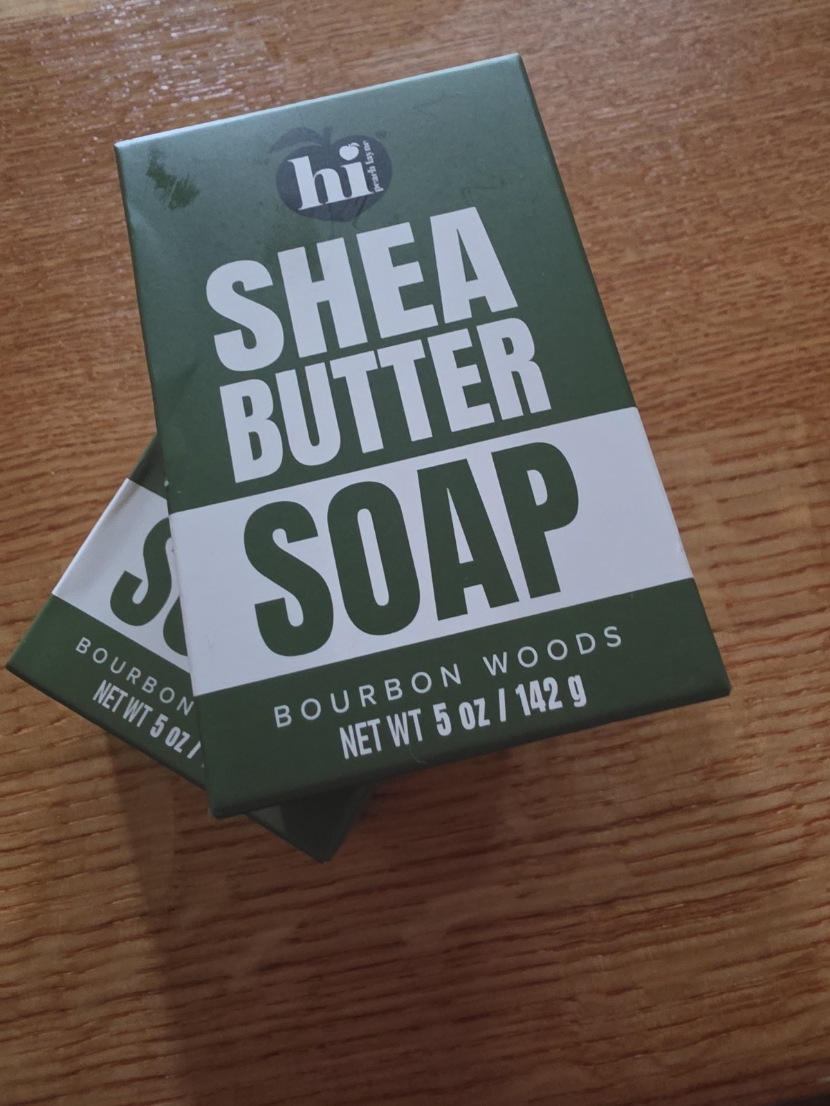 HI Shea Butter Soap Bourbon Woods 2 Pack 5 Ounces New Sealed