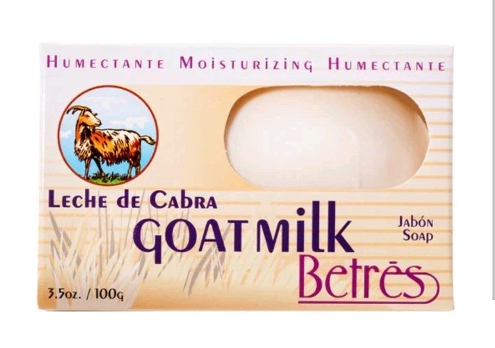 Betres Goat Milk Moisturizing Cleansing Bar Soap (3.5 oz) 4 PACK