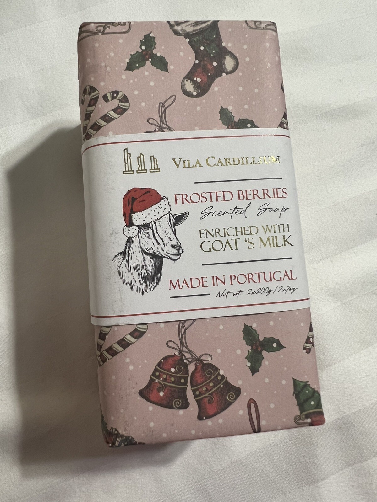 Vila Cardillium~ FROSTED BERRIES~ Bath Soap With Goat’s Milk~Lot of 2~7 Oz. Each