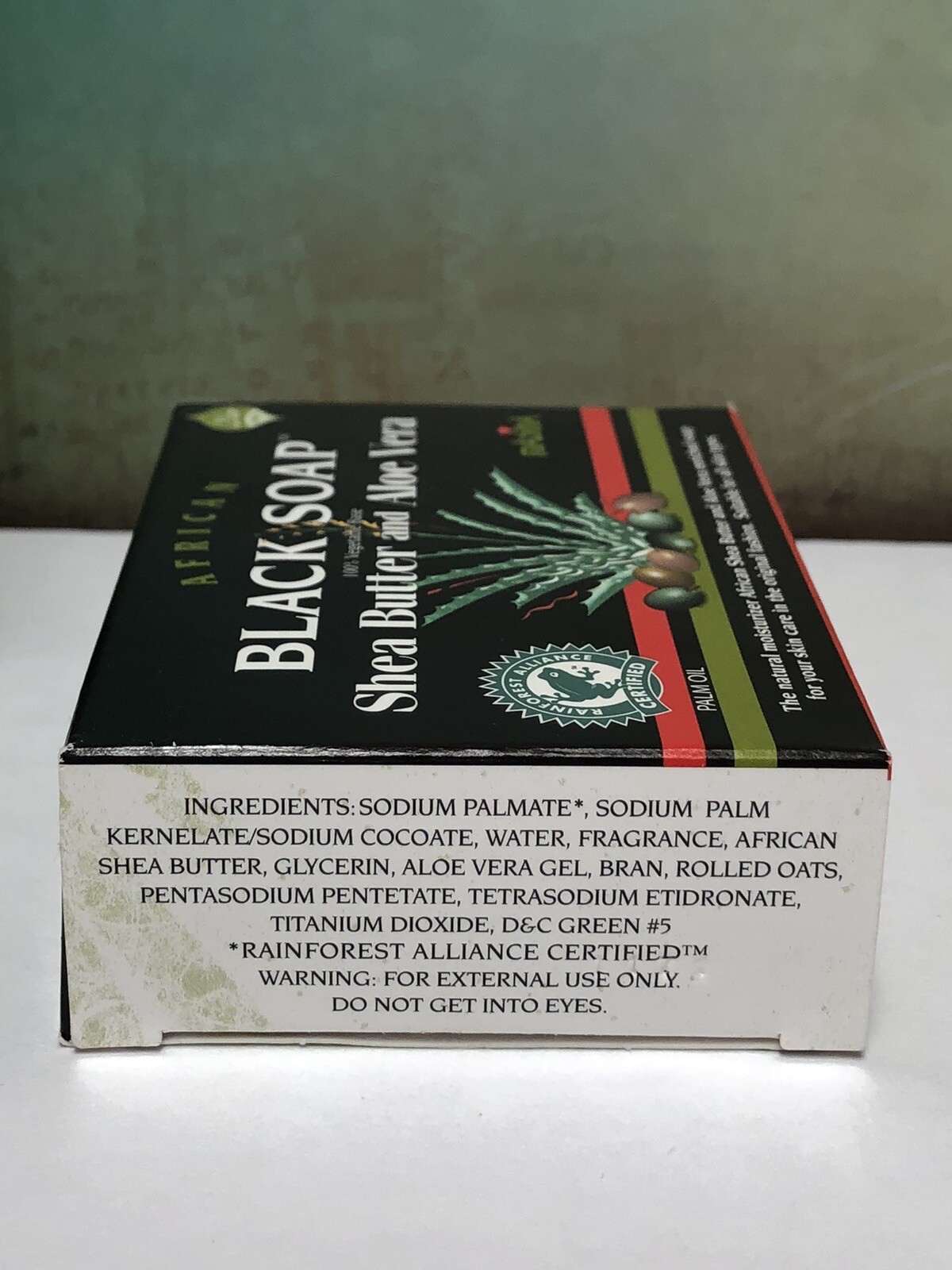African Formula Black Soap Shea Butter and Aloe Vera 3.5 oz ~ NIB