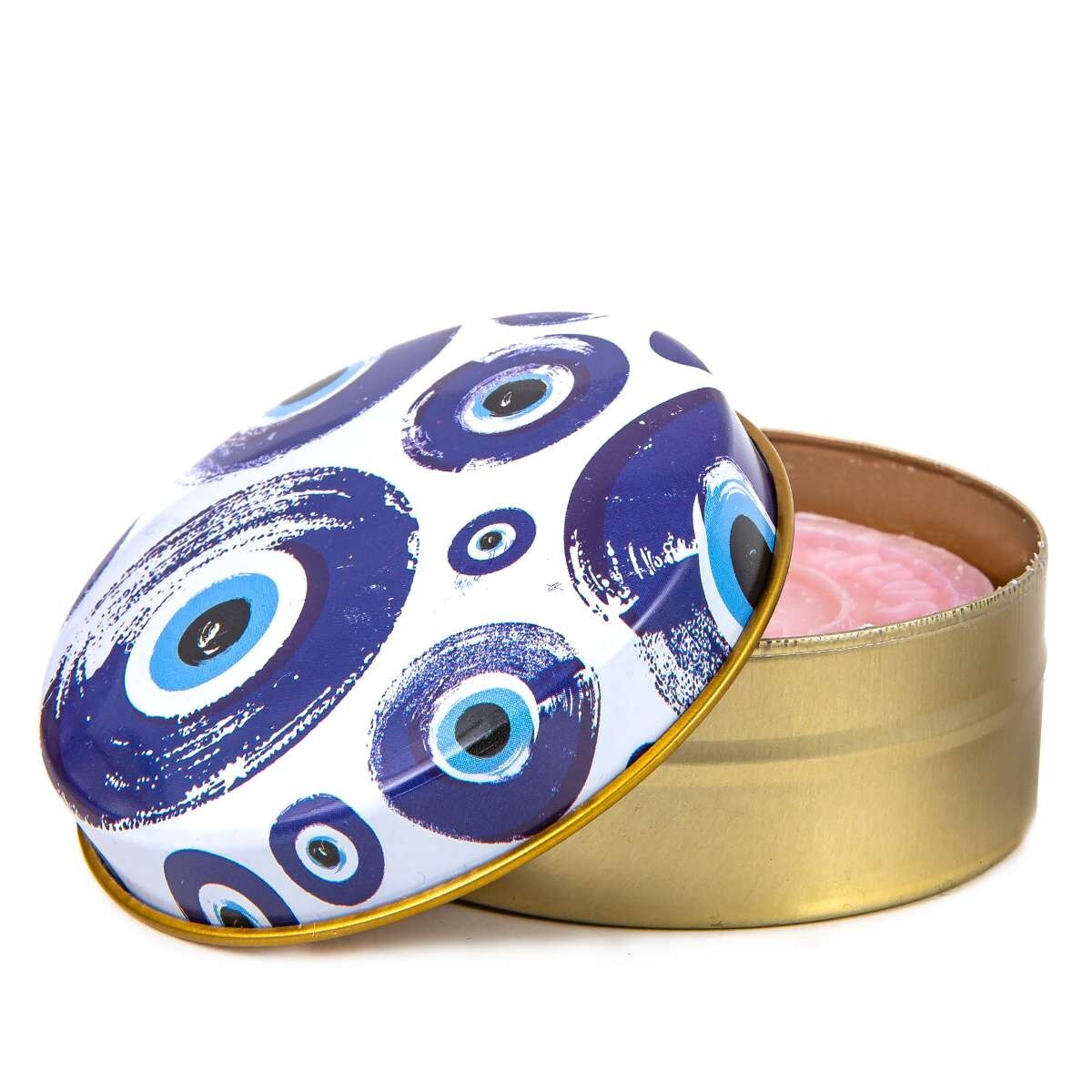 Evil Eye Olive Oil Soap in Metal Tin