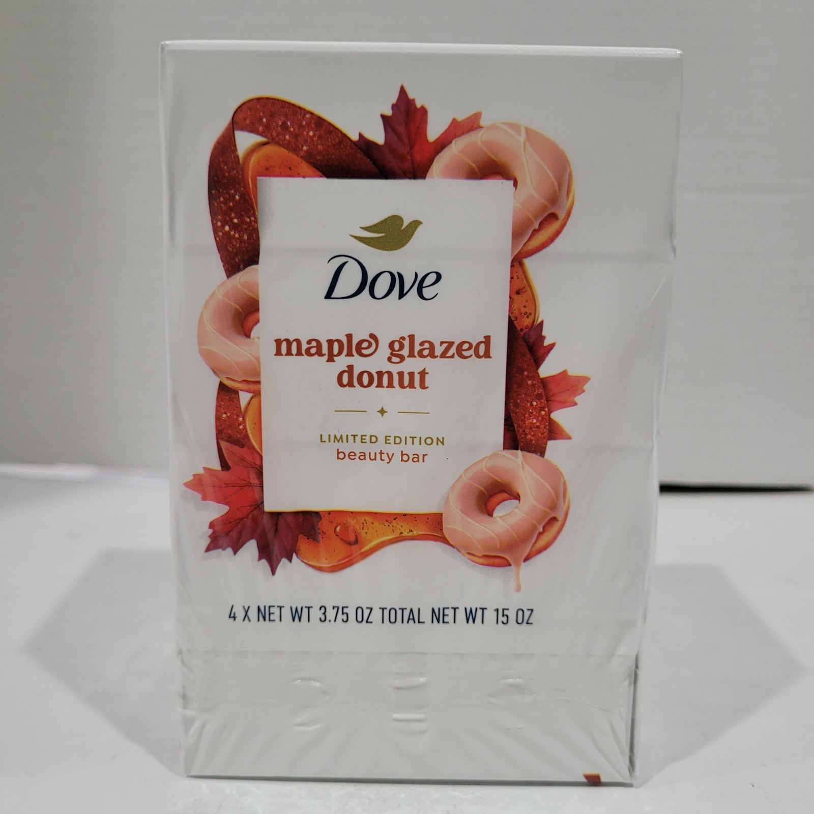 3PK (12ct) Dove Maple Glazed Donut Beauty Bar Soap 3.75 oz Each Limited Edition