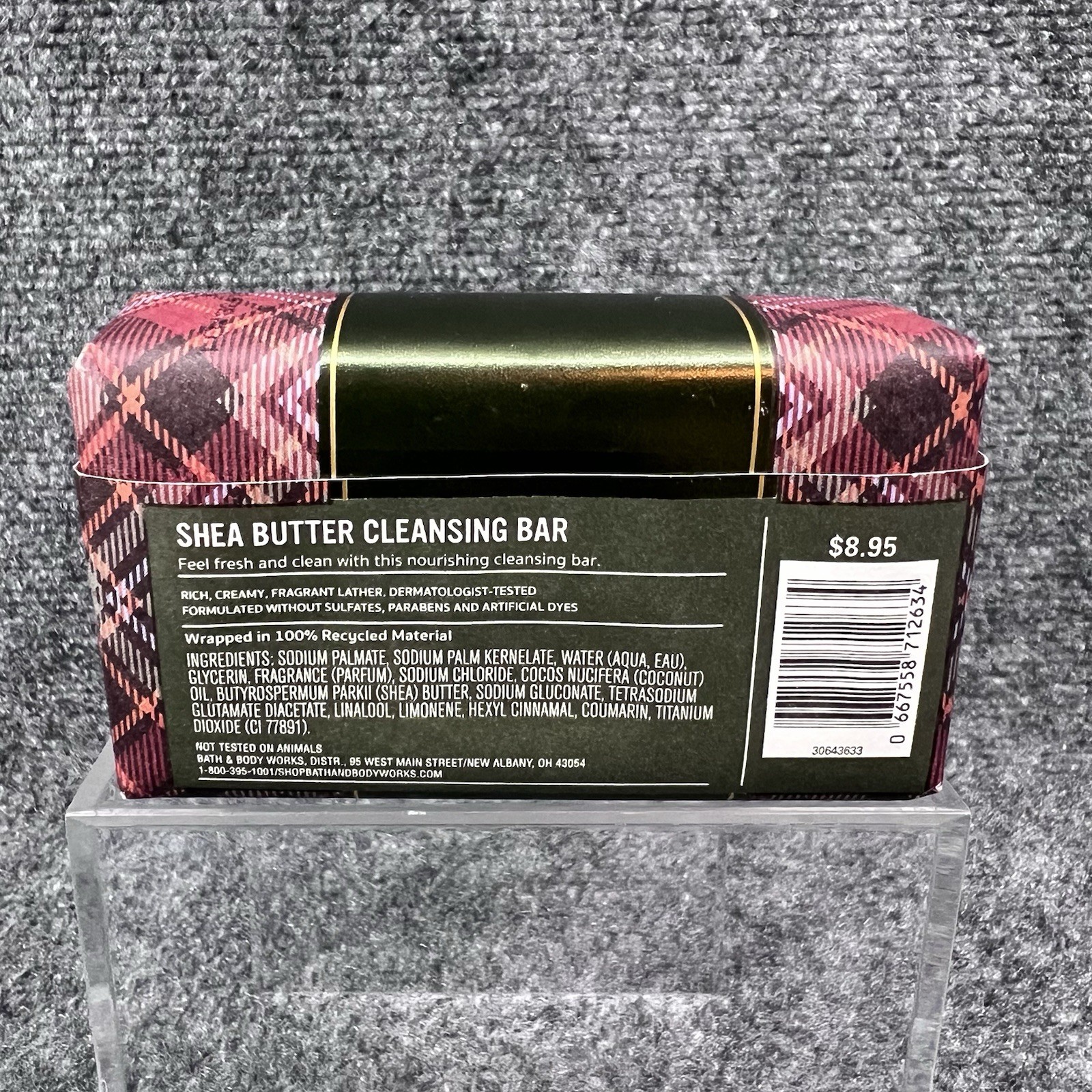 Bath & Body Works Classic Flannel Men’s Cleansing Bar 5oz
