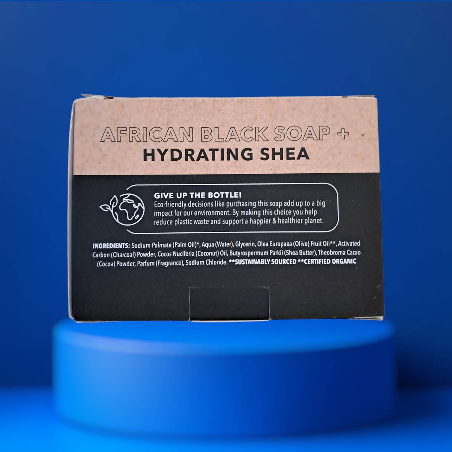 Olivia Care AFRICAN BLACK BAR SOAP Hydrating SHEA 1 Pack 3pc Set New!