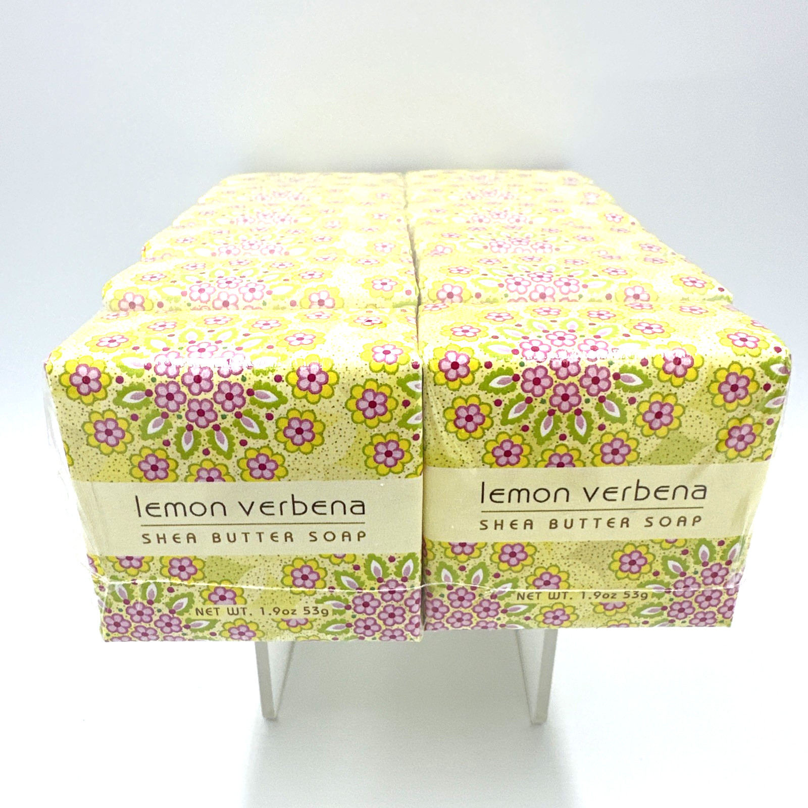 Greenwich Bay Lemon Verbena Shea Butter Soap Lot Of 12 Bars/1.9oz Each