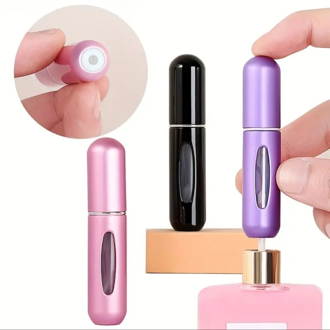 Perfume Travel Refillable 5ML Mini Perfume Bottle 5pcs Portable Spray Atomizer