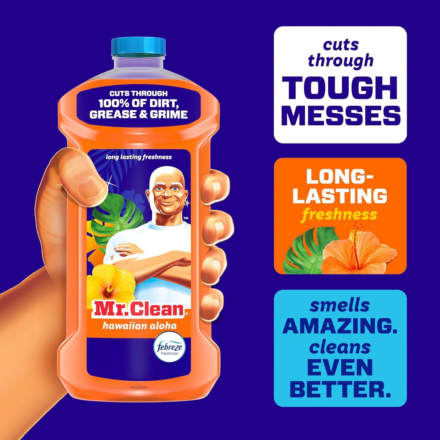 Mr Clean All Purpose Cleaner Mop Soap Floor Cleaner for Home Bathroom