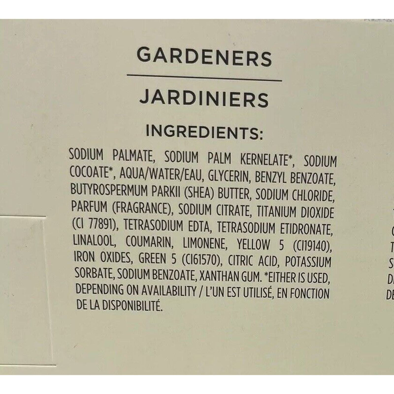 Crabtree & Evelyn Essentials Soap Trio-La Source Goatmilk Gardener NIB 6.5 oz ea