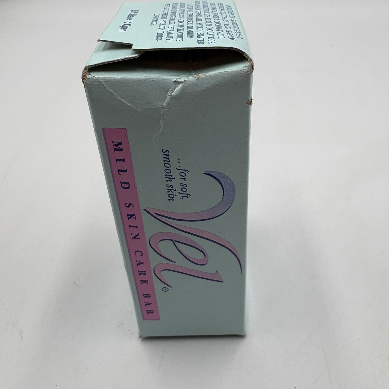 VEL Mild Skin Care Bar Soap In Box 4.5 oz Colgate Palmolive Vintage NOS