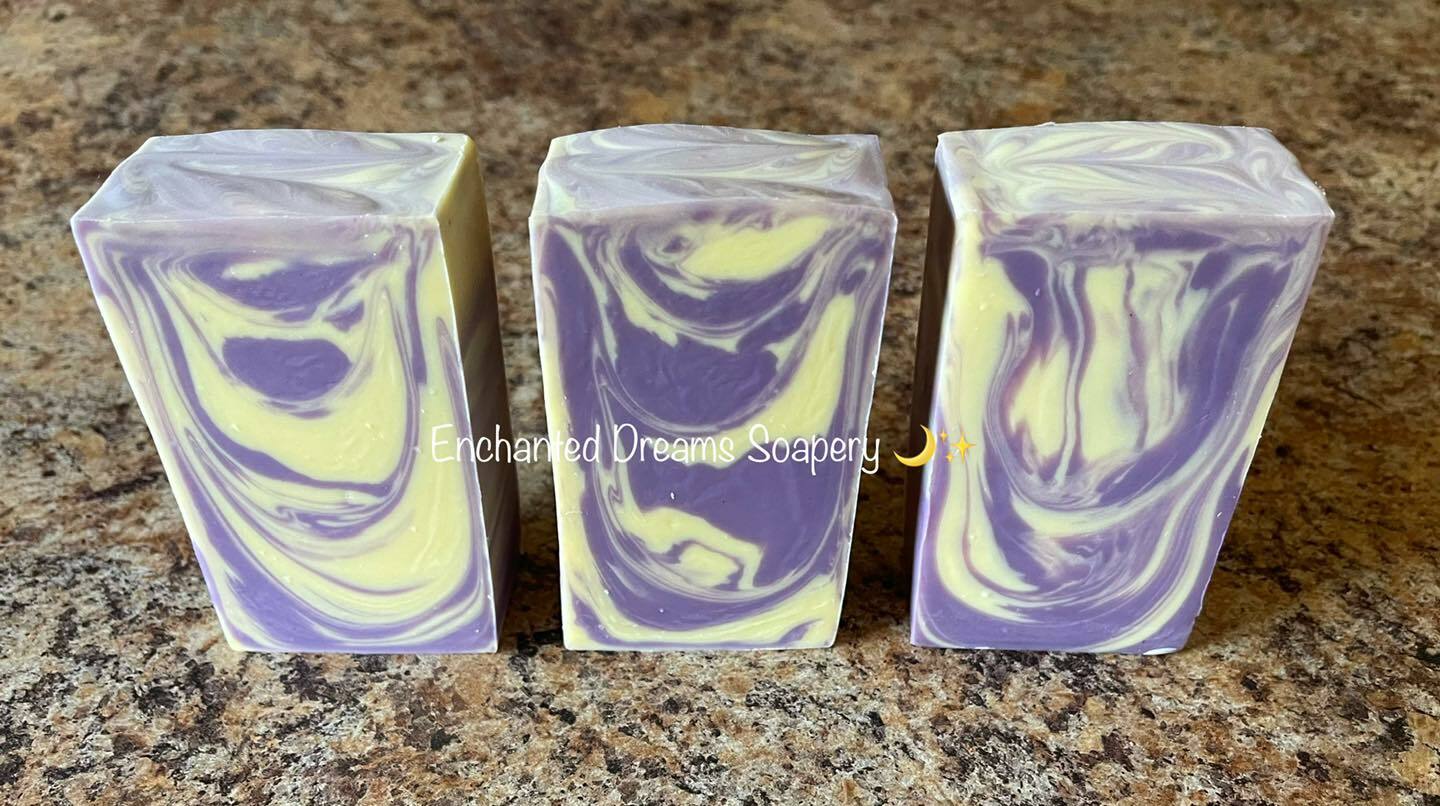 Lavender Fields Cold Process Soap @ Enchanted Dreams Soapery