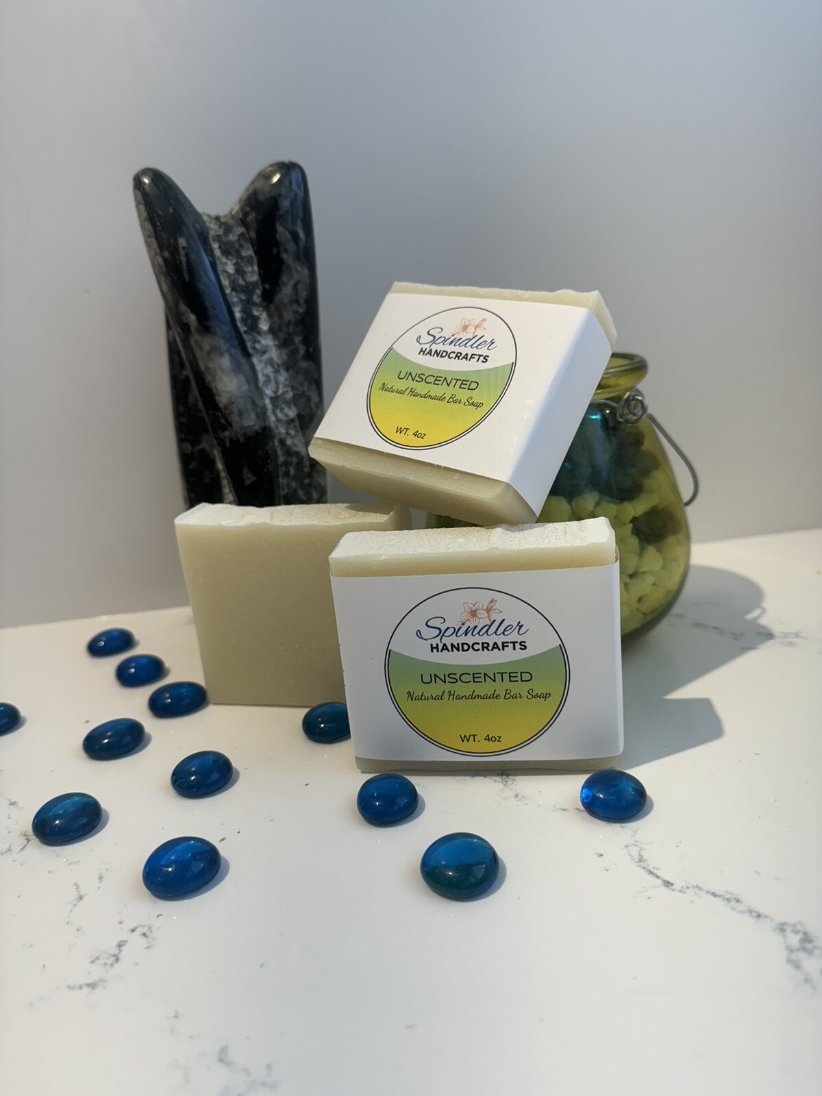 UNSCENTED – Moisturizing Handmade-Homemade Shea Clay Bar Soap, wt. 4oz