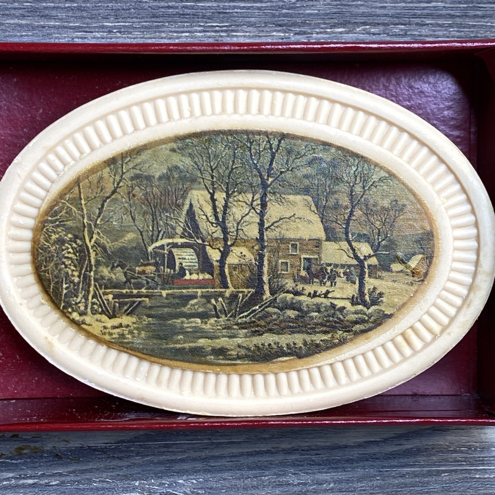 Vintage Avon Special Occasion Frangtance Soaps 1876 Winterscapes Scenes