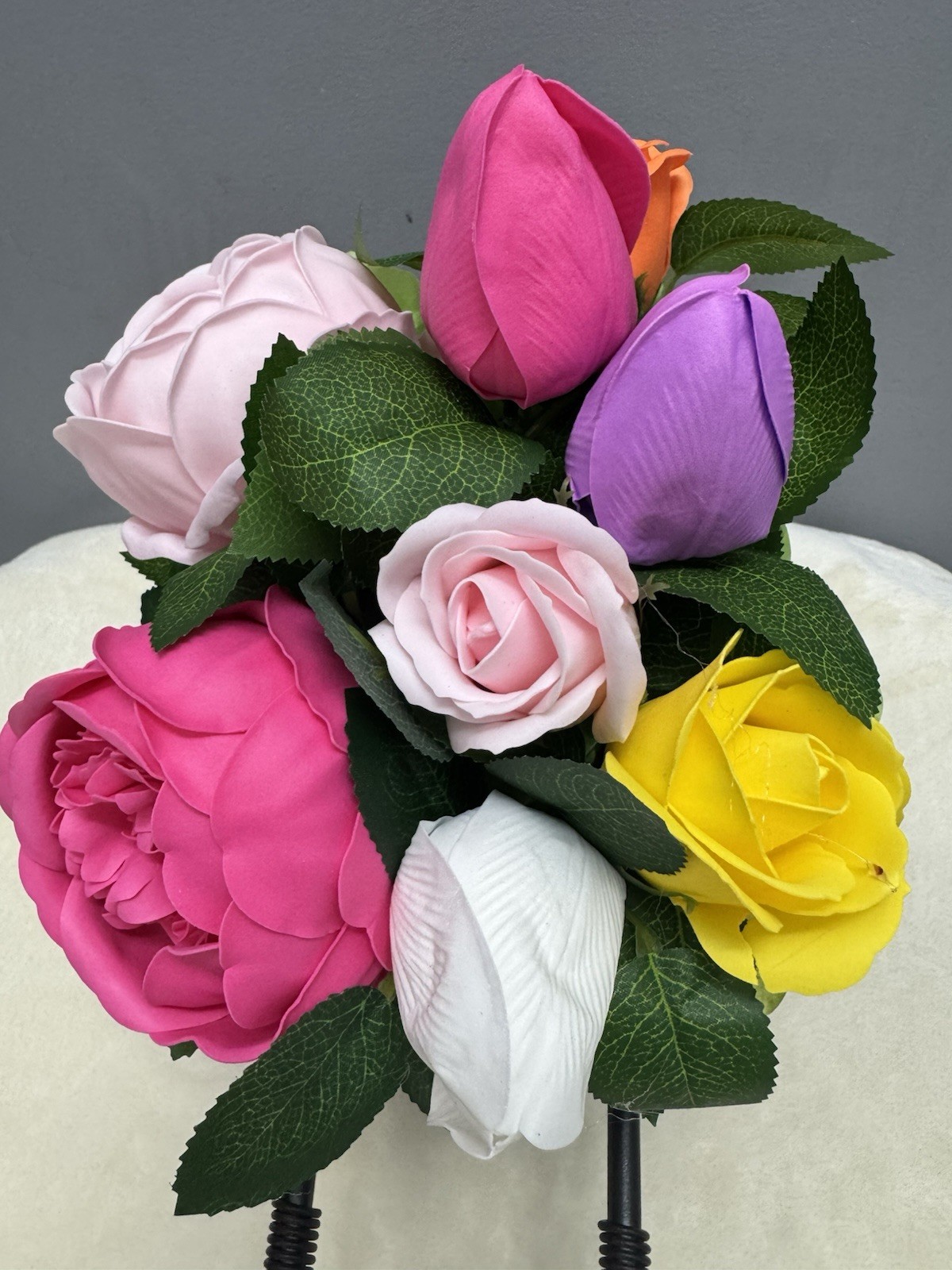 Soap flowers gift set