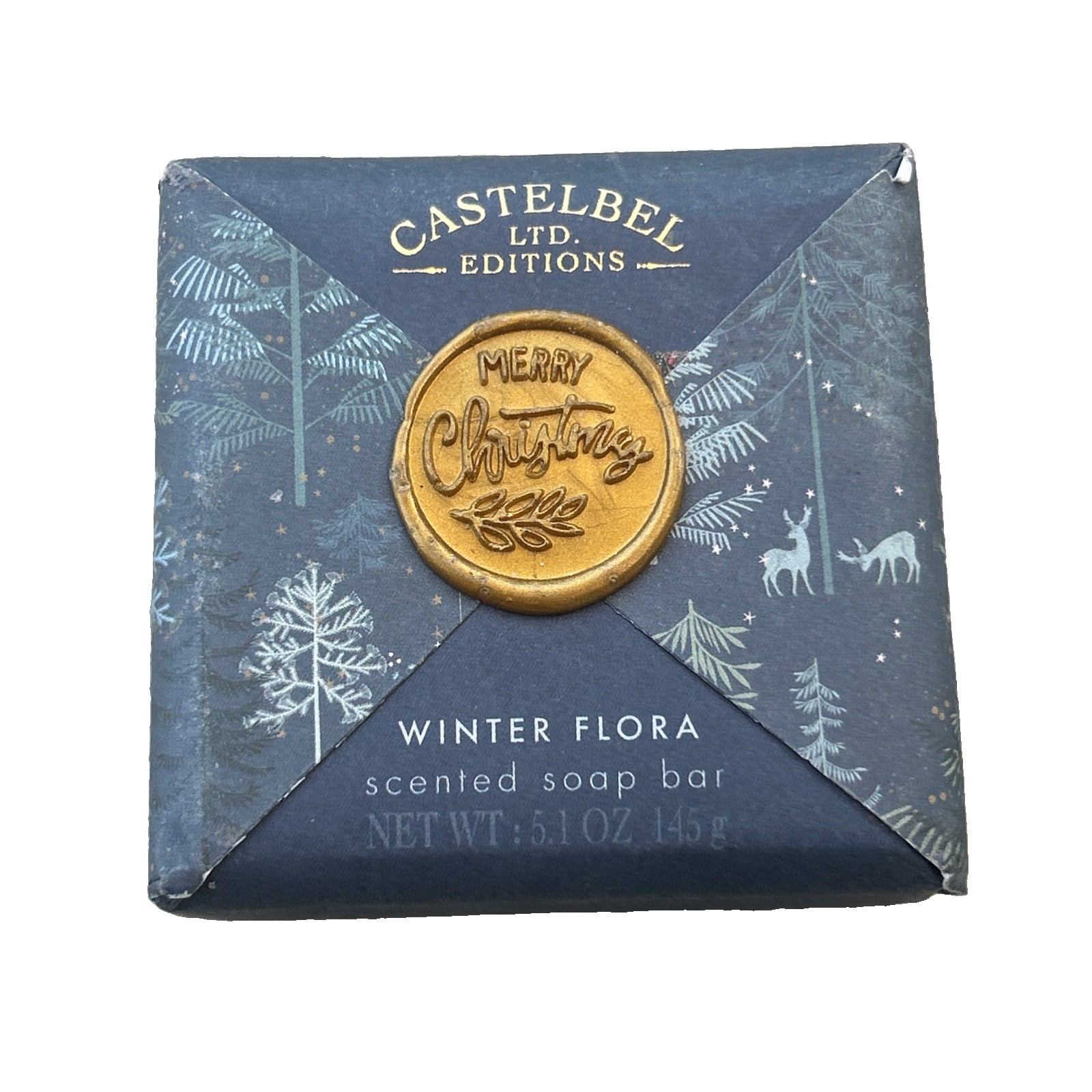 World Market exclusive Castelbel Luxe Seal Bar Soap winter flora New – wax seal