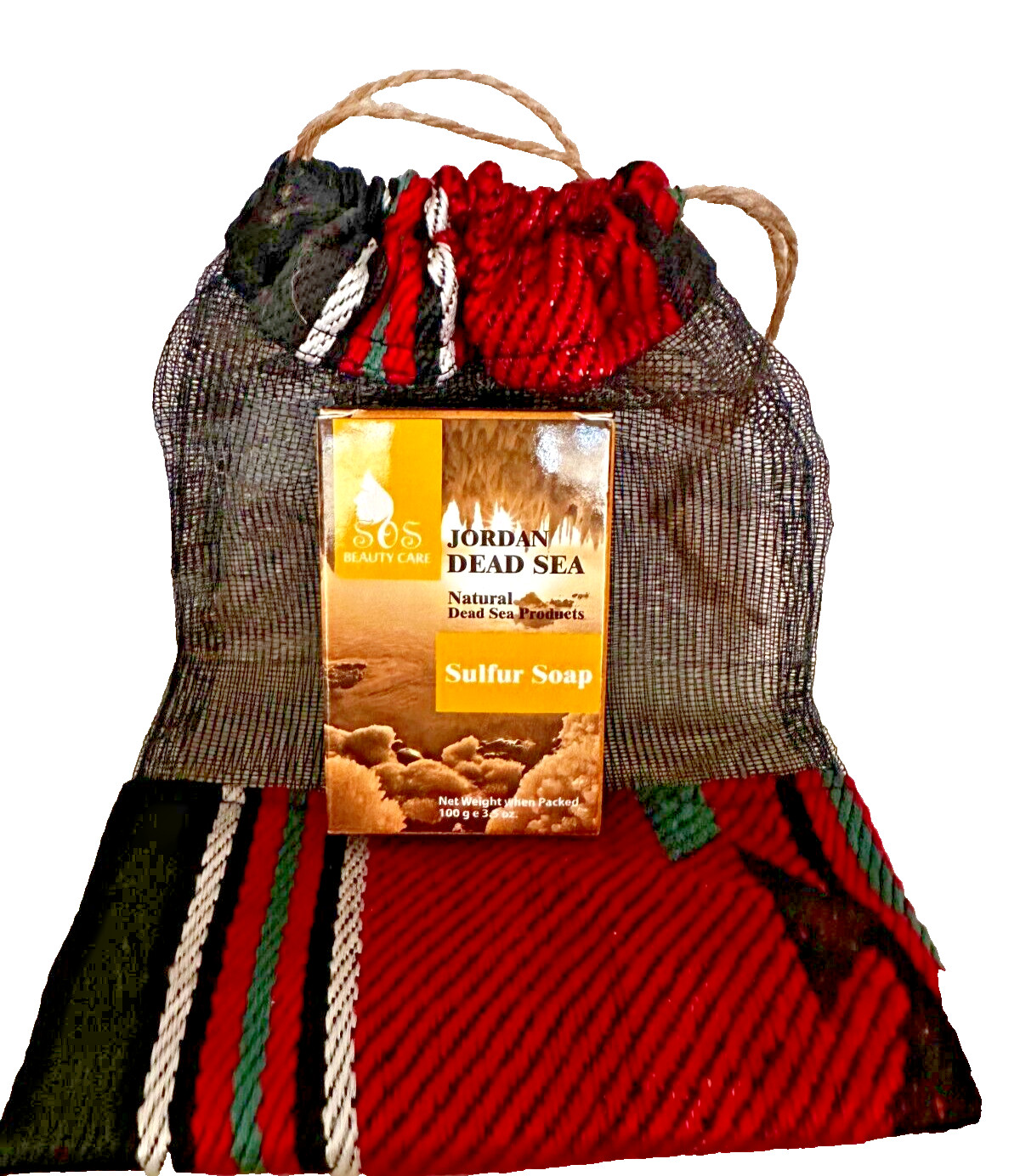 Jordan Dead Sea Products Natural Sulfur Soap New Weight When Packed 100g Beauty