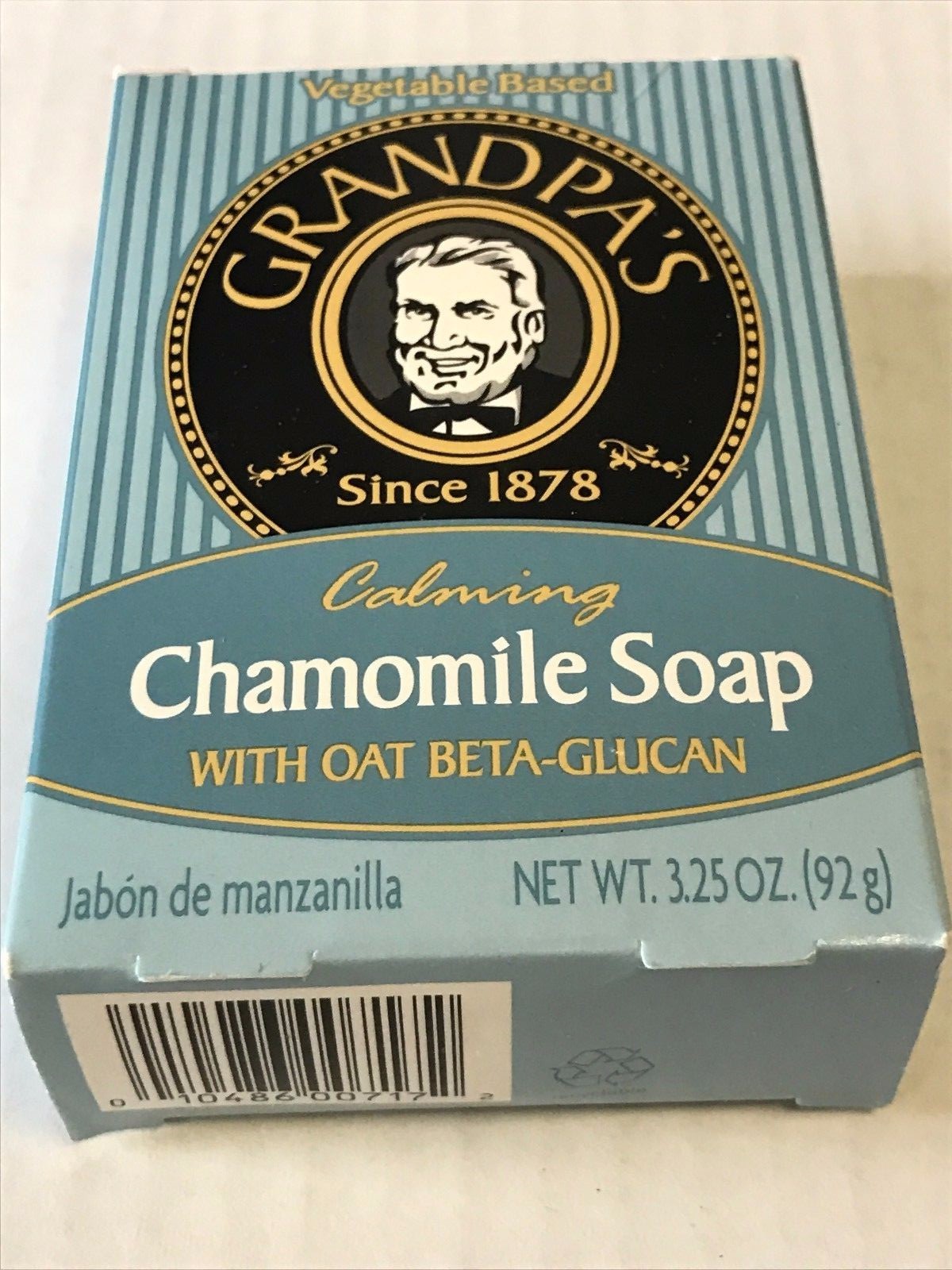 Grandpa’s Since 1878 Vegetable Based Soap 3.25 oz.~ Calming Chamomile