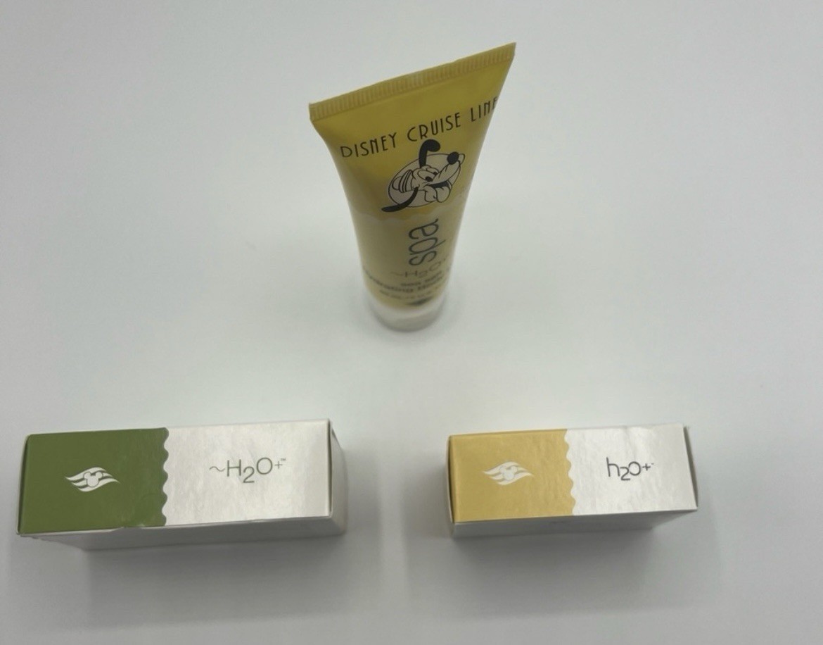 NEW Disney Cruise Line H2O+ Spa Sea Salt Bath Soap, Facial Soap and Body Lotion