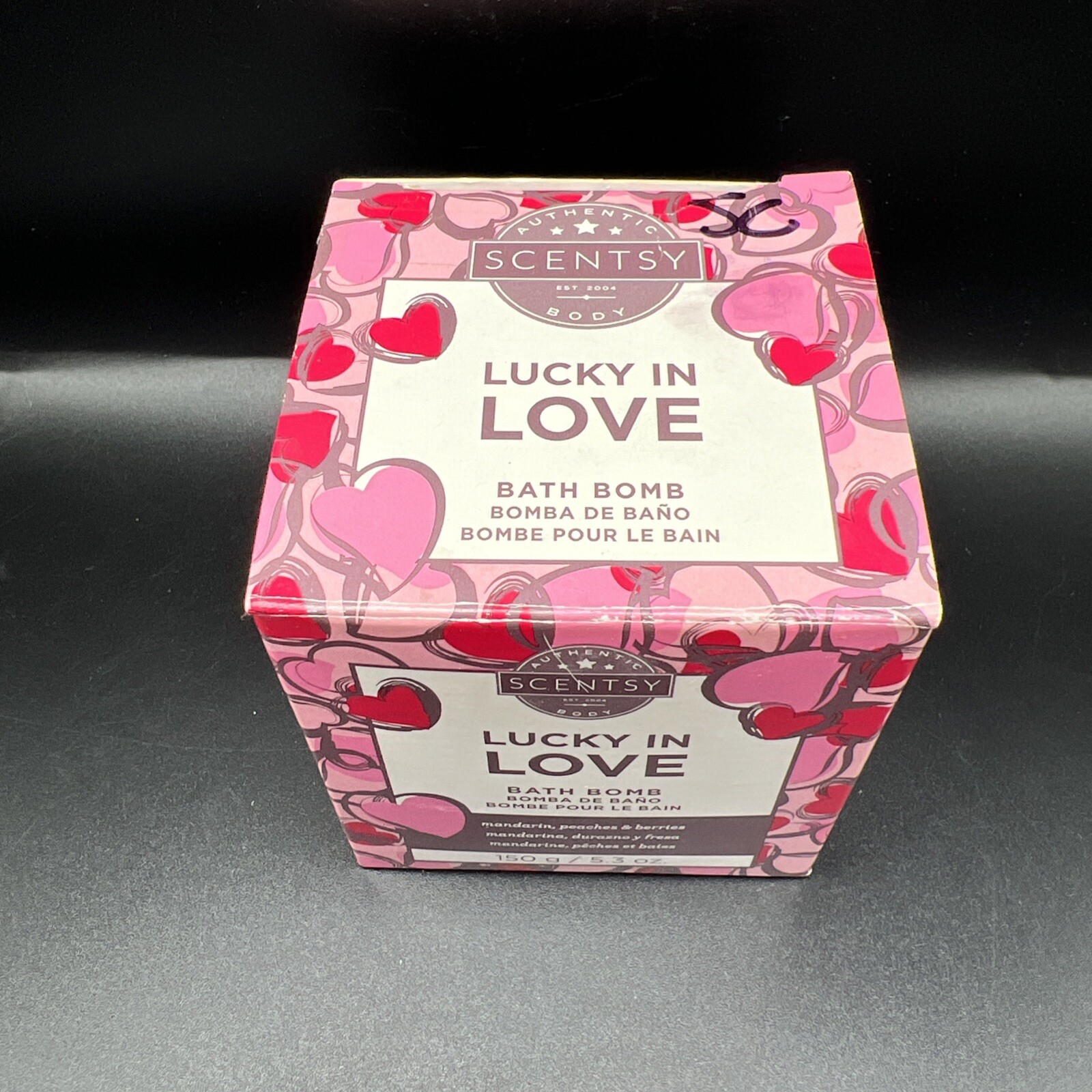 Scentsy Body LUCKY IN LOVE Bath Bomb 5.3 oz. Brand New in Box RARE