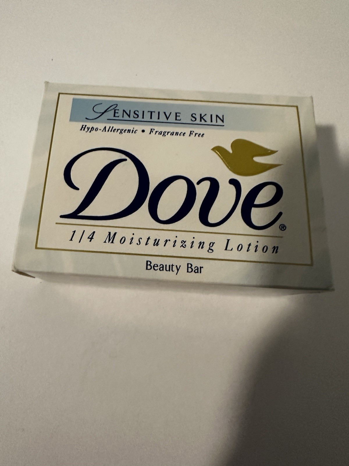 DOVE SENSITIVE SKIN SOAP BAR 2001 4.25 oz VINTAGE – NEW Sealed Package
