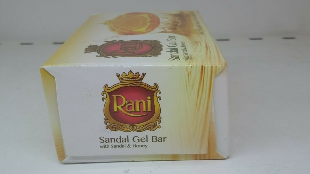 Rani SANDALWOOD Gel Bar and Natural Honey trust with cooling perfume care skin