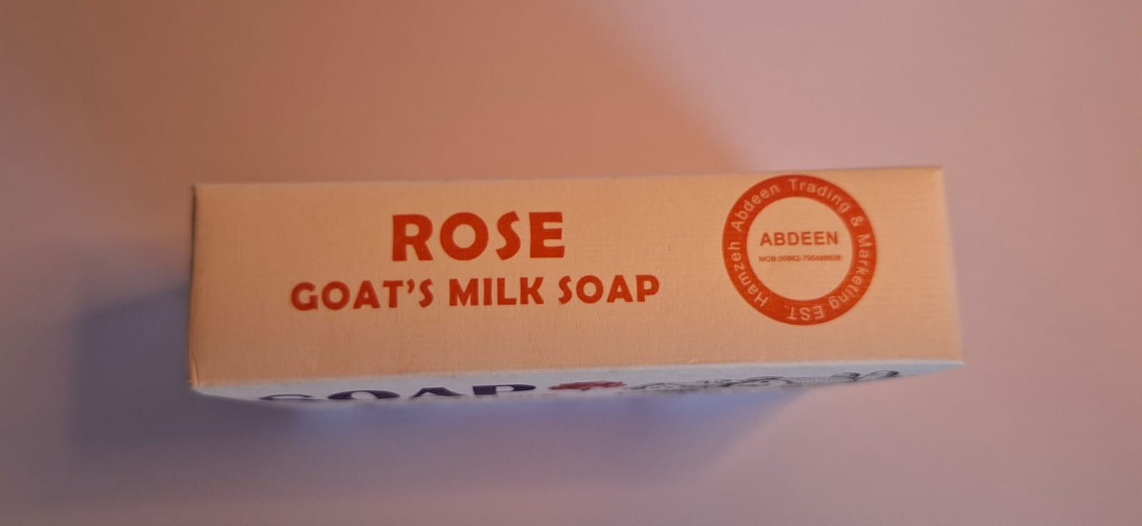 Rose Goat Milk Soap Bar – Gentle Moisturizing Soap with a Delicate Rose Scent.