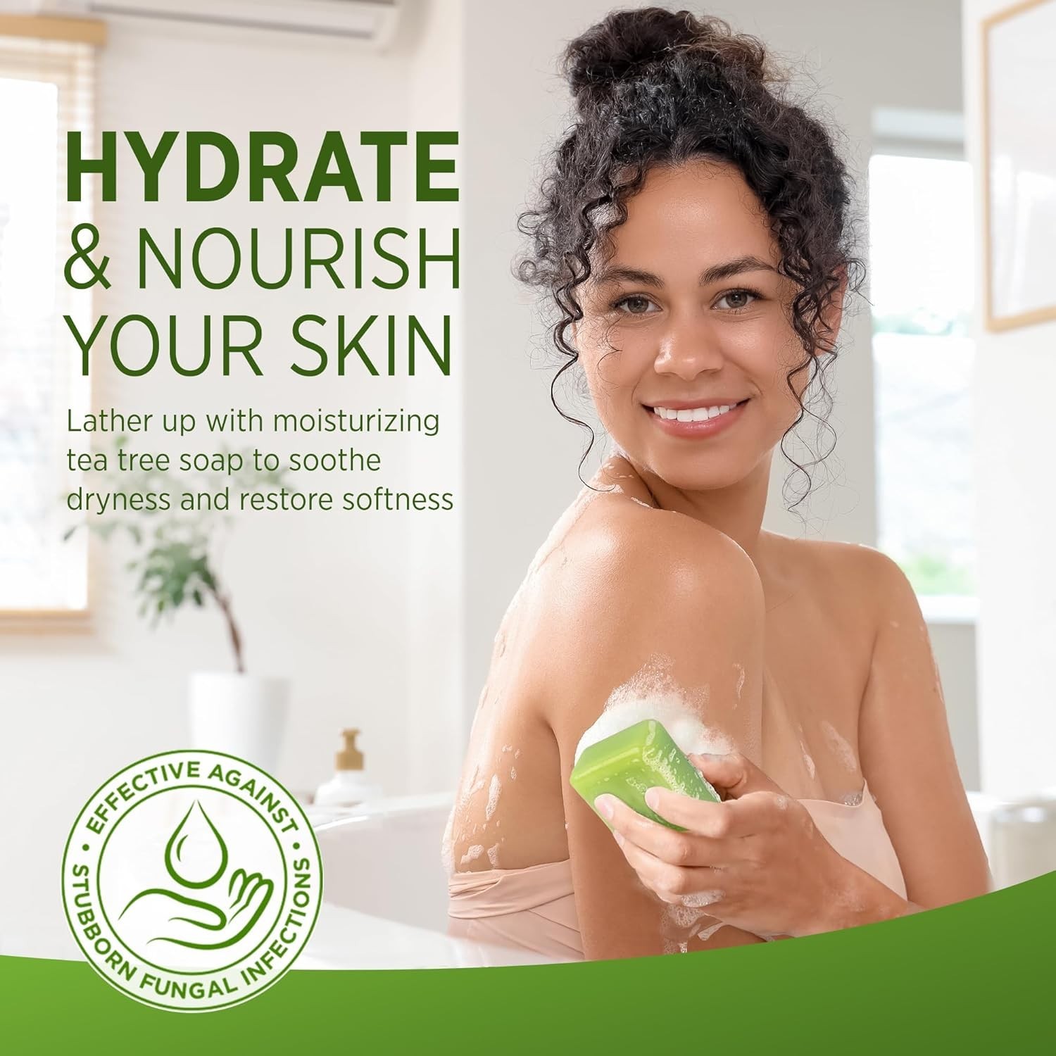 Antifungal Antibacterial Tea Tree Soap: Antifungal Antibacterial Treat