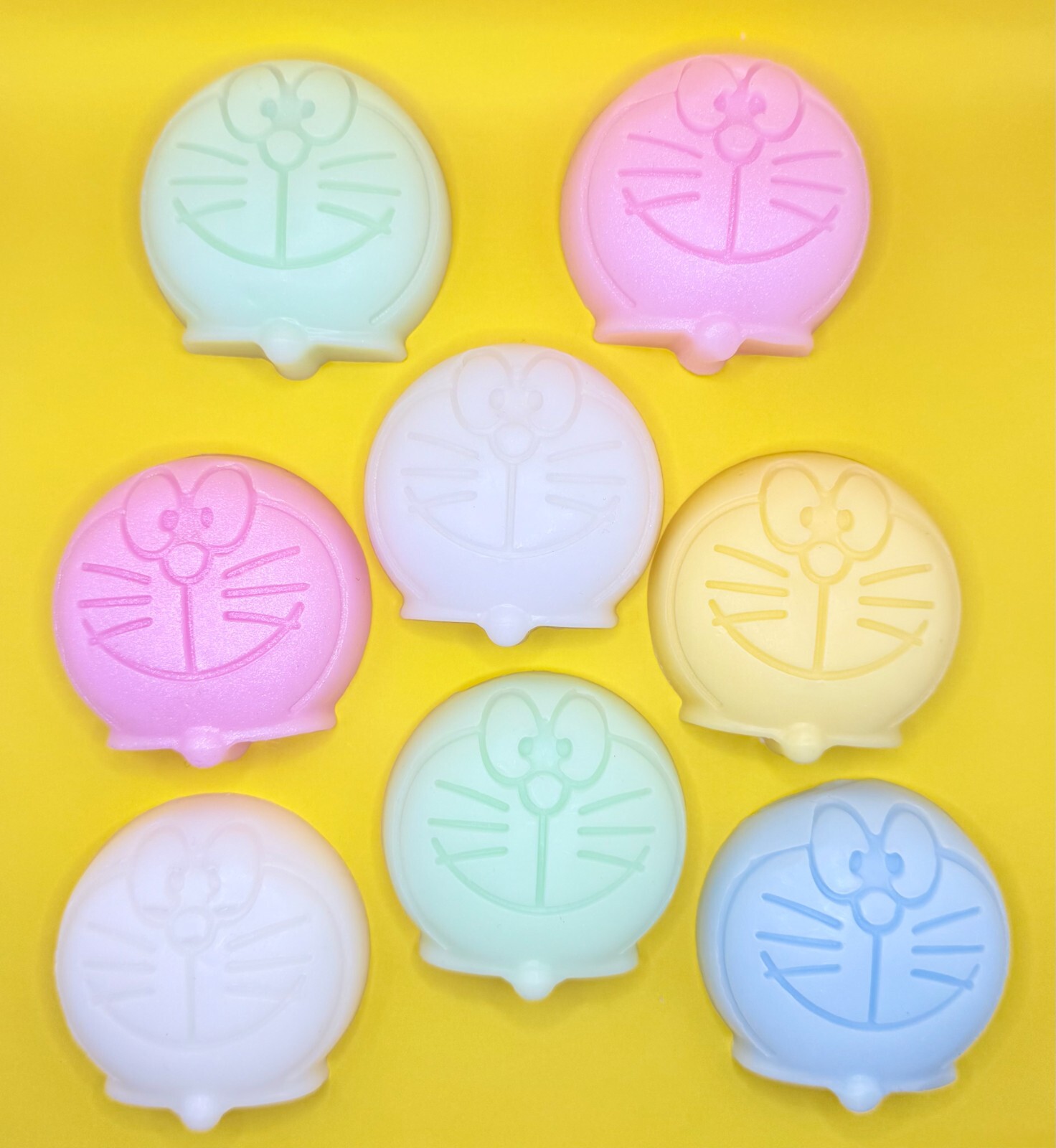 Set of 3 | Handmade Goat Milk Soap – Cute & Moisturizing | Doraemon