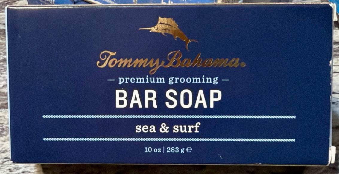 Tommy Bahama Premium Grooming Moisturizing Bar Soap Sea & Surf 10 oz Men