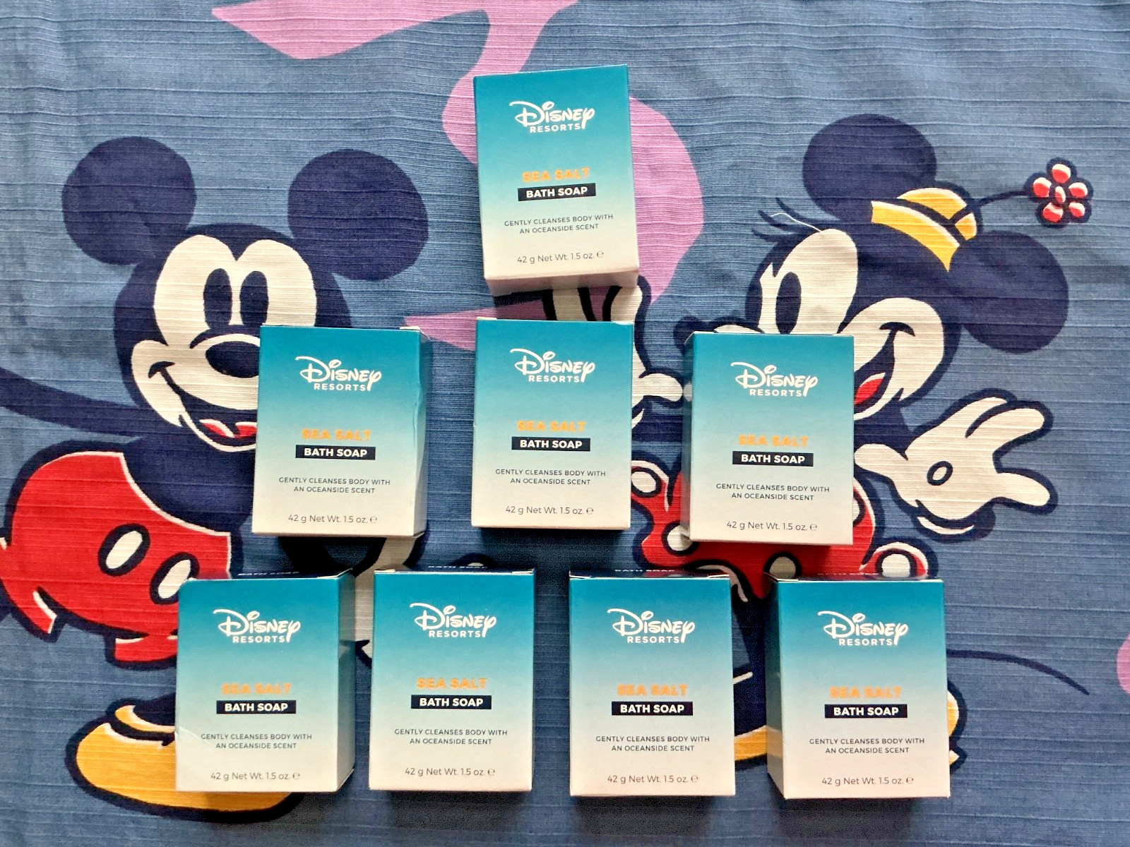 DISNEY H2O+ SEA SALT BATH SOAP LOT OF 8 1.5 OZ EA NEW