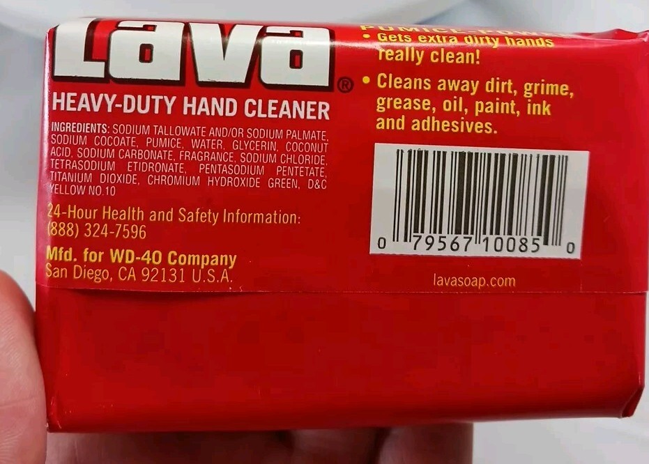 6 Pack LAVA Bars Soap 5.75 Oz Heavy Duty W/Pumice – Hand Cleaner Grease Dirt