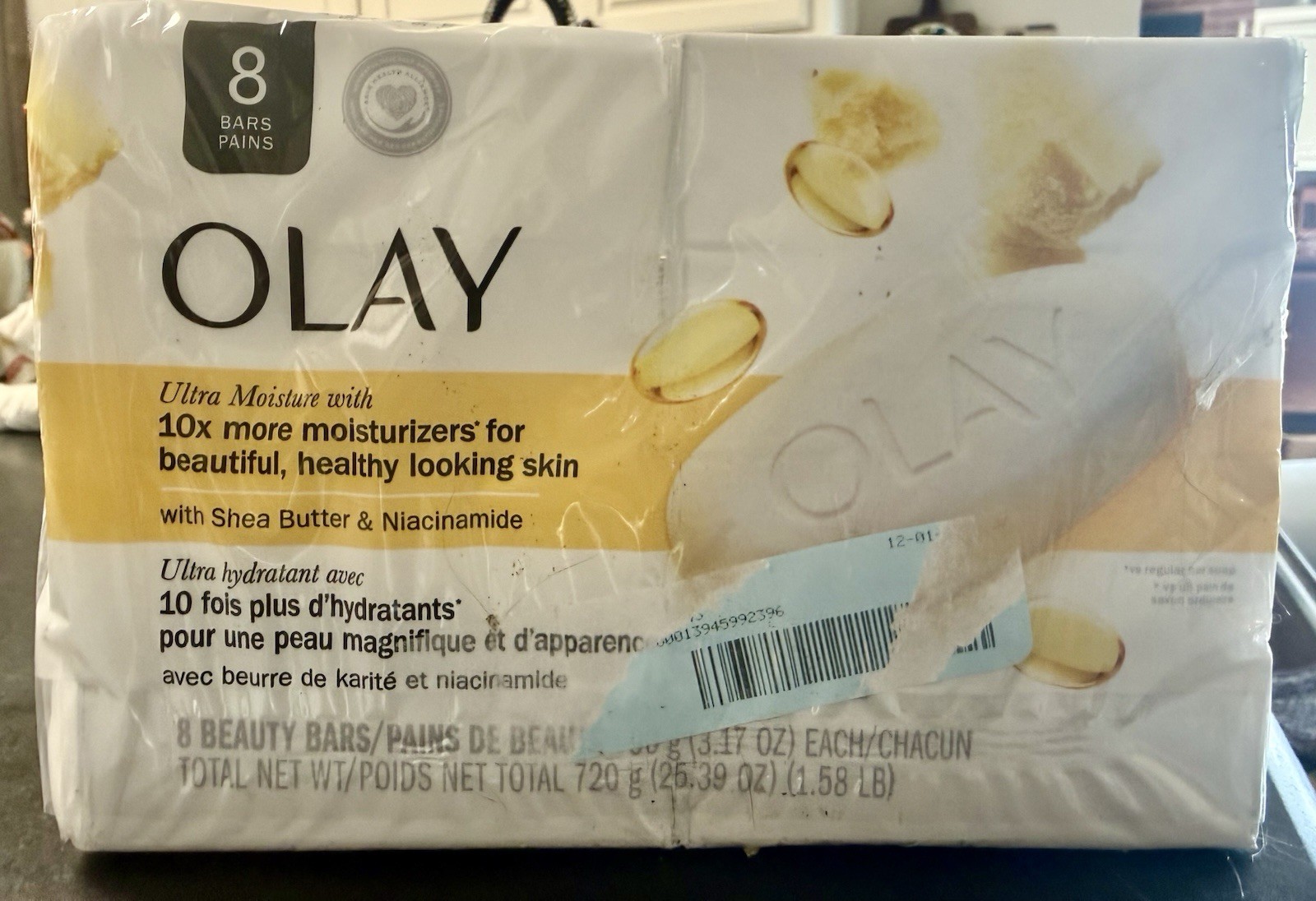 OLAY Ultra Moisture Beauty Bar Soap with Shea Butter & B3 Complex-8 Beauty Bars