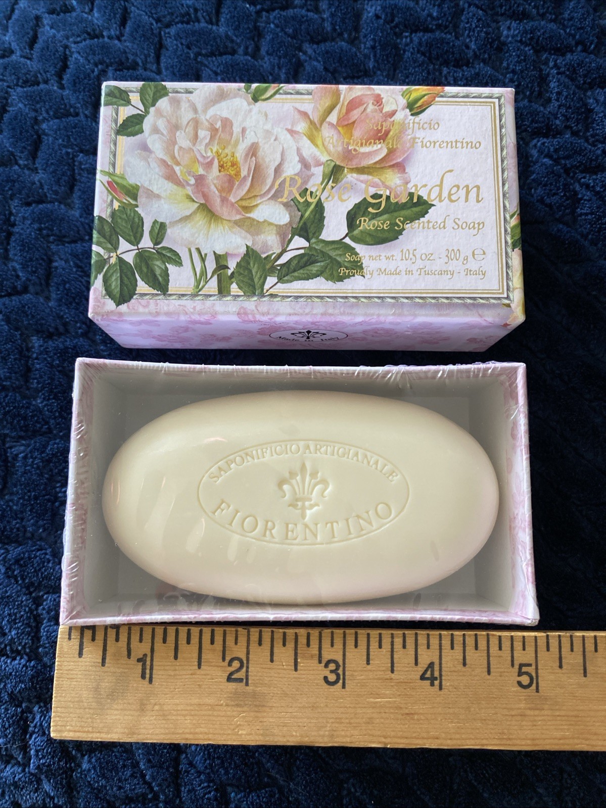 Saponificio Artigianale Fiorentino Italian Rose Garden Soap 10.5Oz New Exp. 2028
