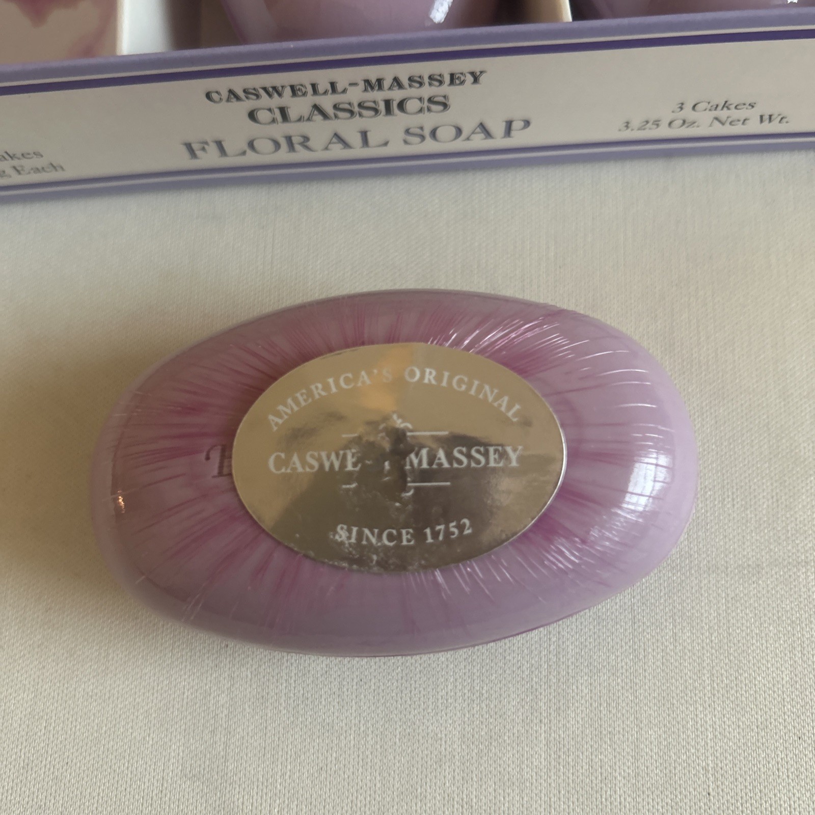 Caswell-Massey Classics English Lavender Floral Soap Set