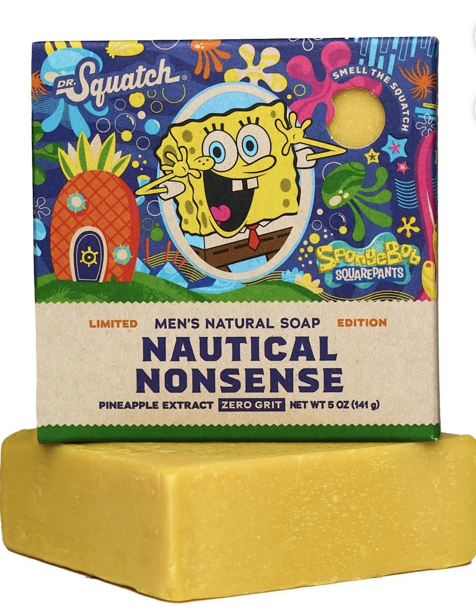 2 PACK Dr Squatch SpongeBob Limited Edition Nautical Nonsense!! Free shipping