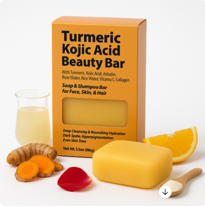 By Natures Turmeric Kojic Acid Beauty Bar